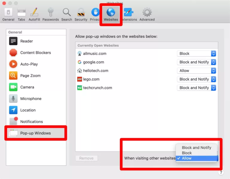 How to Unblock Pop-Ups on Safari 15