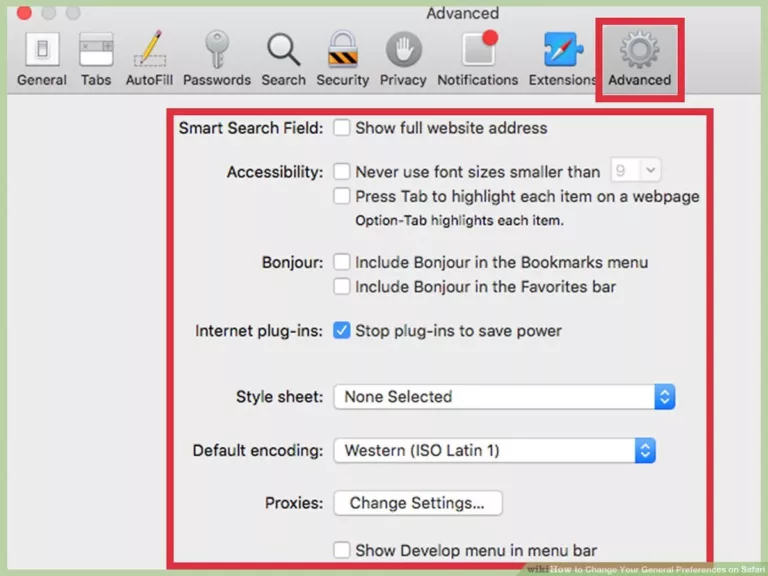 Where is Preferences in Safari Browser 15