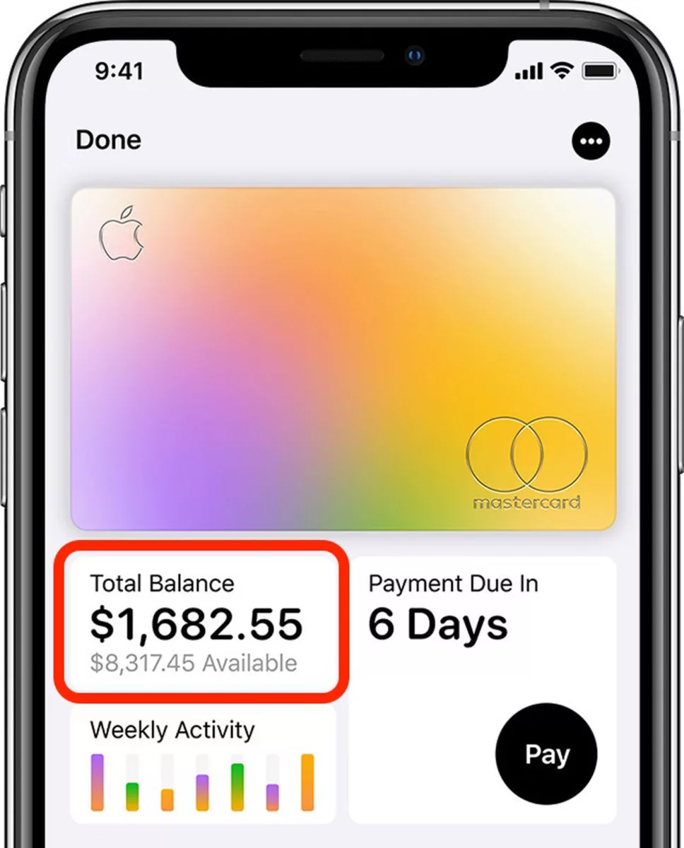 how to check my apple card balance
