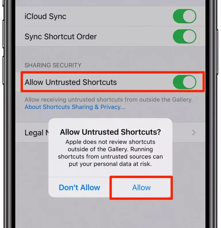 How to Safely Allow Untrusted Shortcuts 5