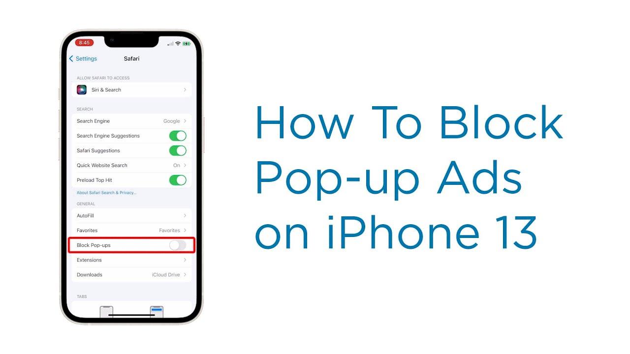 How To Enable or Disable Pop-Up Blocker On iPhone - DeviceMAG