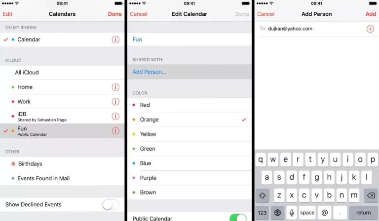 How To Share Calendar On Iphone 7
