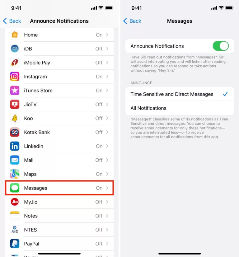 How To Turn Off Siri Reading Texts 5
