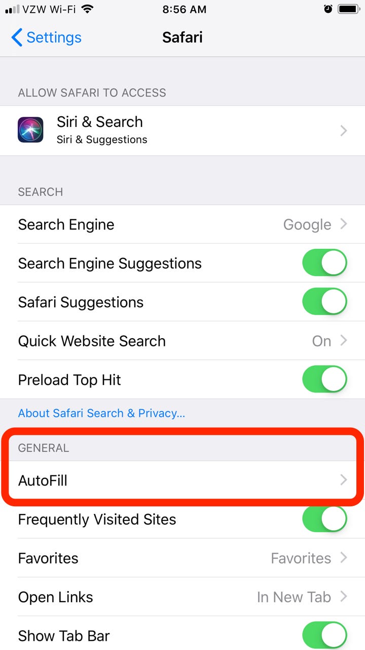 How To Remove Autofill Password Iphone