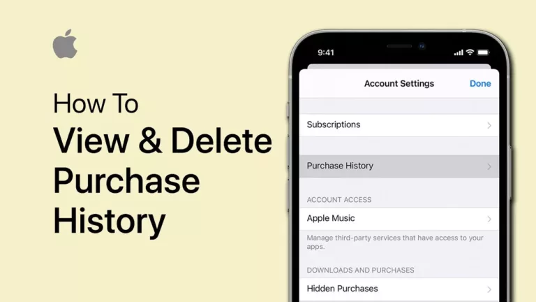How to Erase Your iPhone Purchase History 5