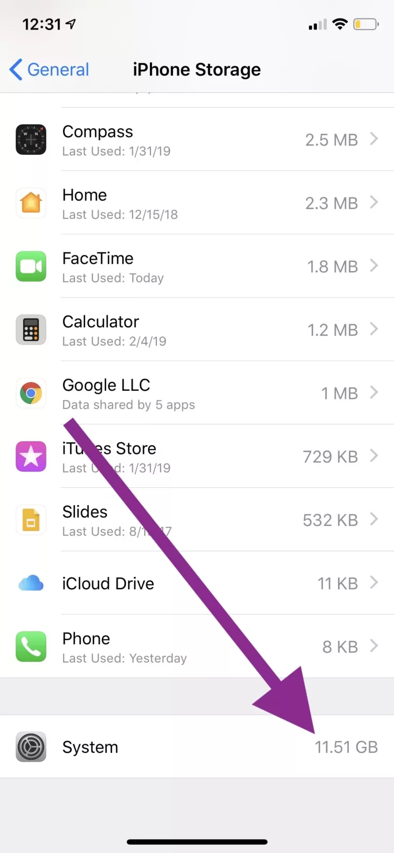 How to Get Rid of System Storage on iPhone 3