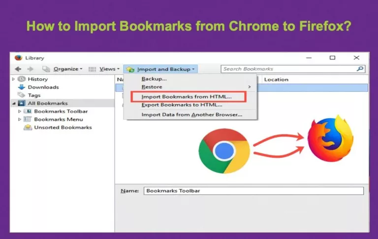 How to Transfer Bookmarks to Firefox 15
