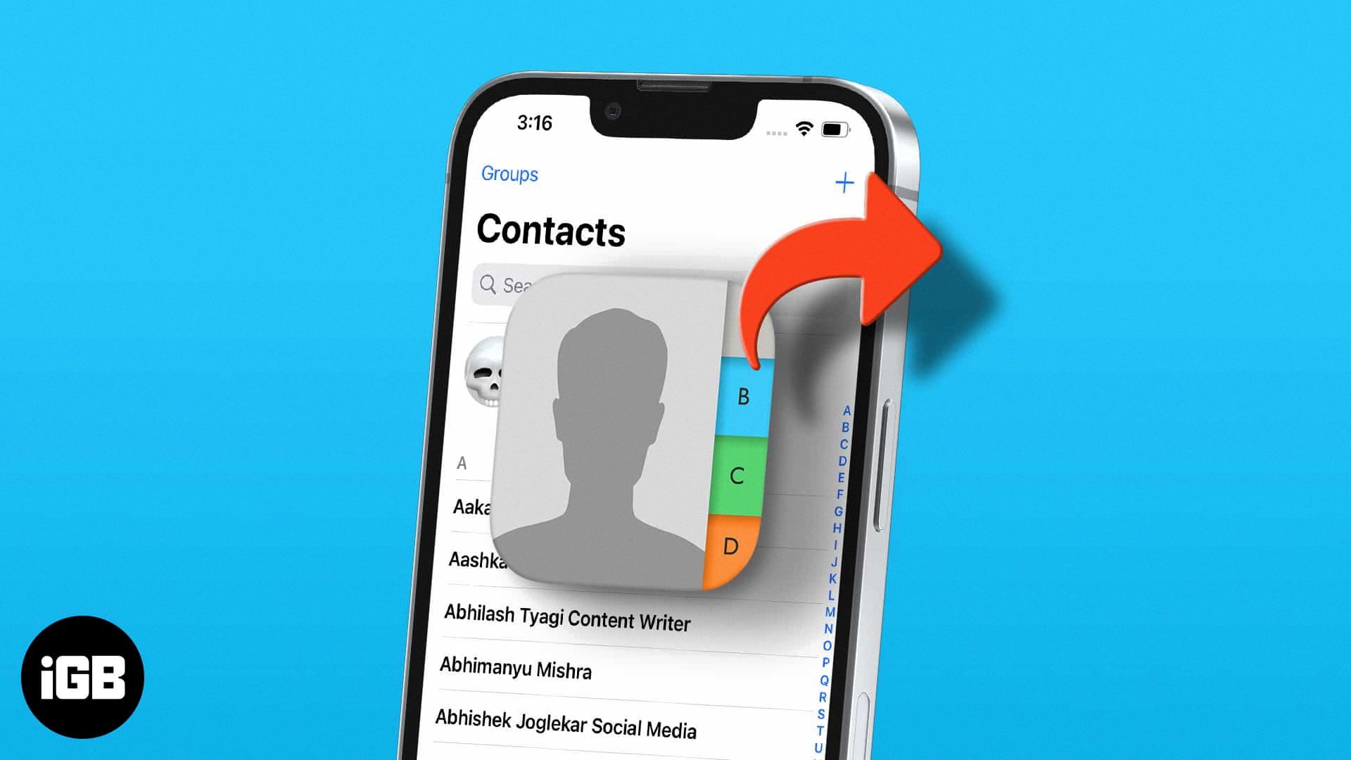 How To Share Contacts On Your IPhone DeviceMAG