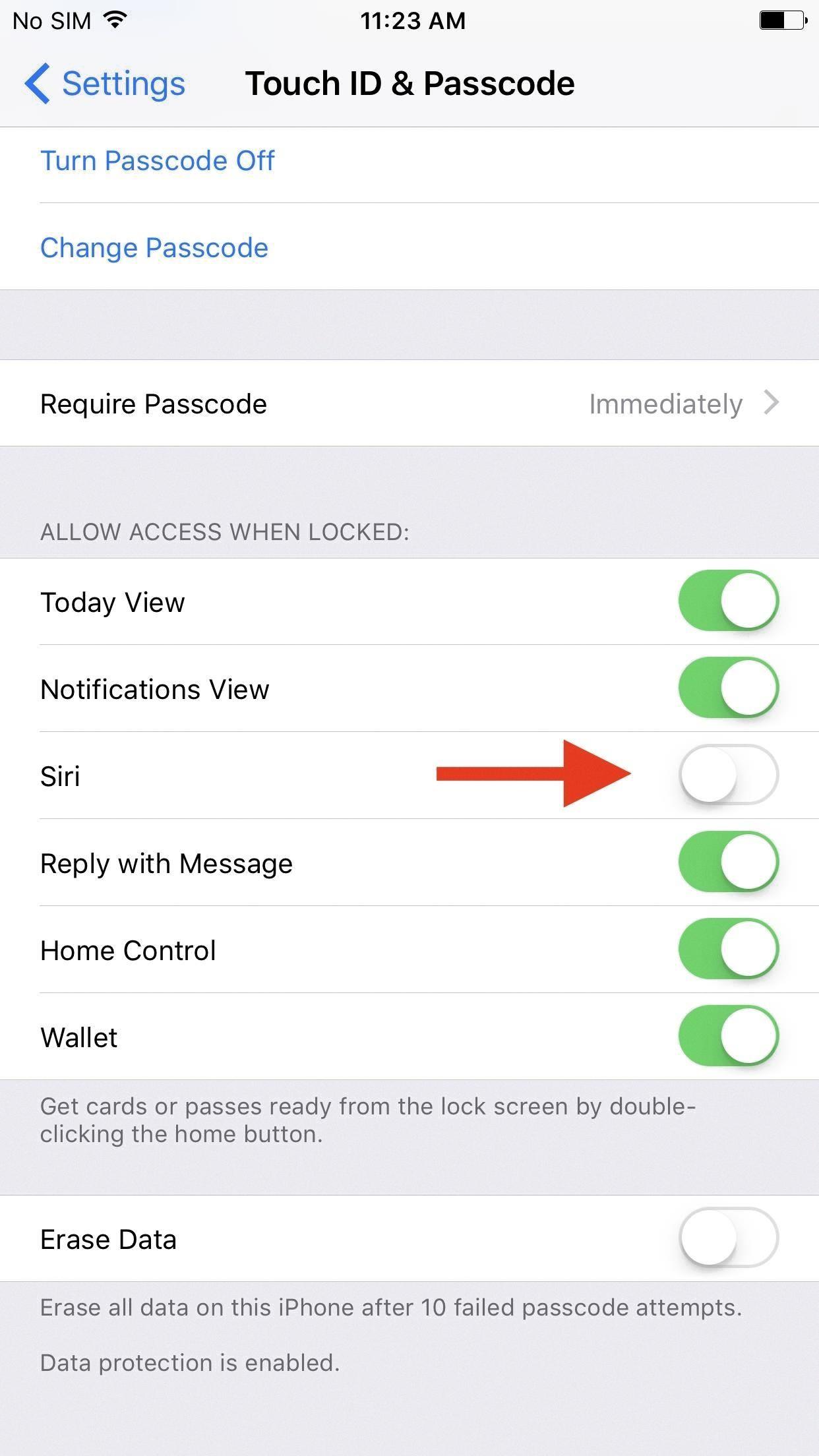 siri suggestions off siri suggestions off