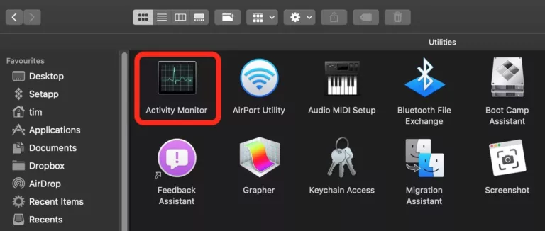 Where Is Activity Monitor Feature On Mac 7