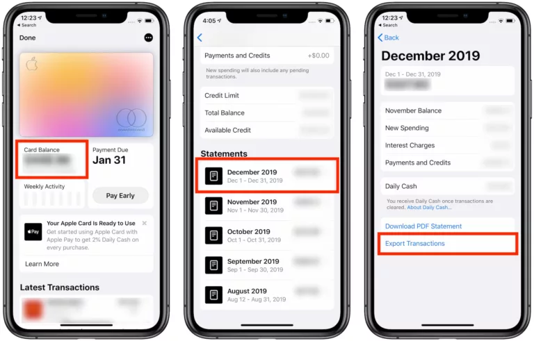 How To View Apple Card Statement 3