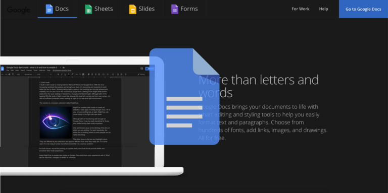 How to Enable Dark Mode in Google Docs on Safari 7