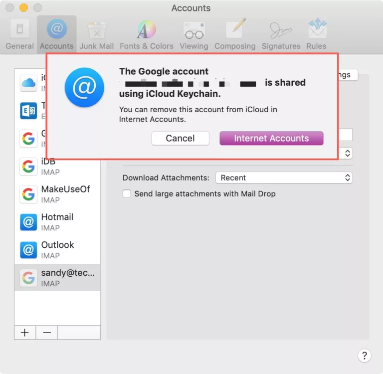 How to Delete an Internet Account on Mac 20