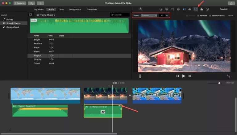 How to Edit iMovie Audio in GarageBand 1