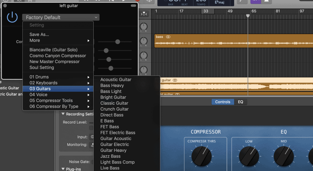 How to Use Electric Guitar Effects with GarageBand 2 How to Use Electric Guitar Effects with GarageBand 1