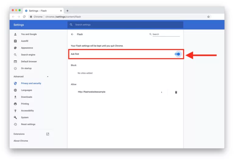 How to Enable Flash in Chrome on Mac 17