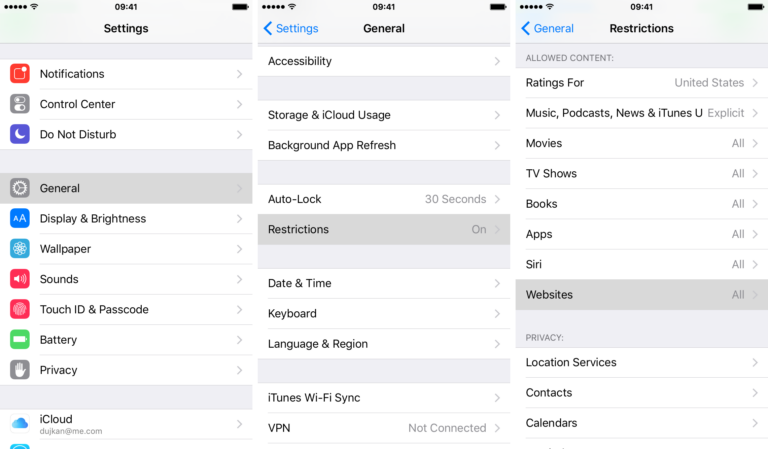 How to Manage Exception List on Your iPhone 9
