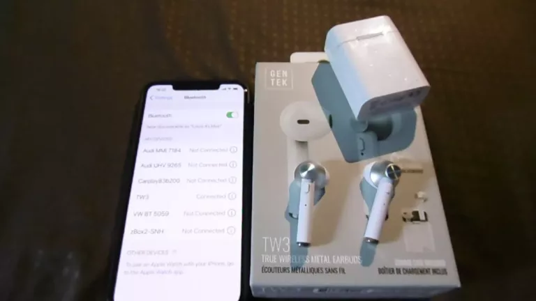 How to Connect Gen Tek TW3 Wireless Earbuds with Your Device 1