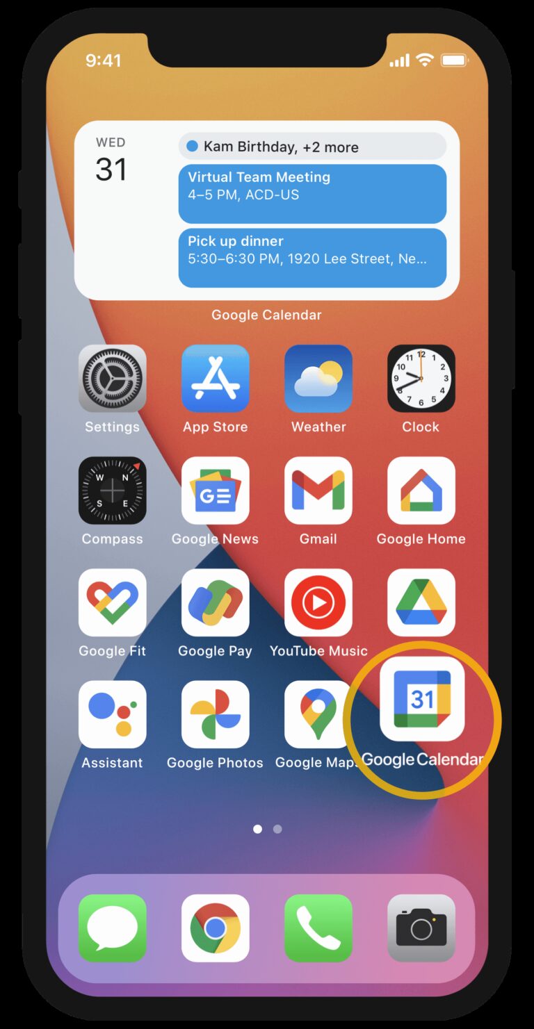 How to Search Google Calendar on iPhone 7