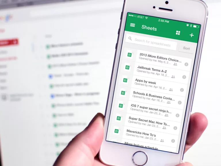 How to Access Google Sheets on Your iPhone 7
