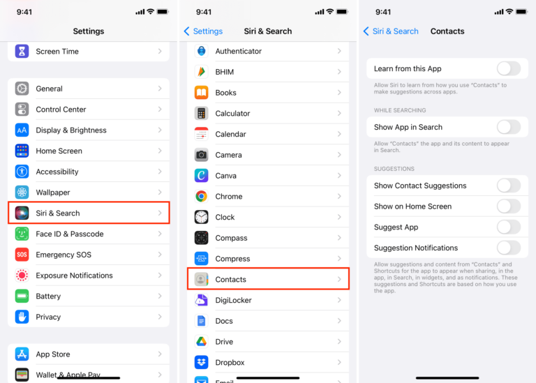 How to Find Hidden Contacts on Your iPhone 3