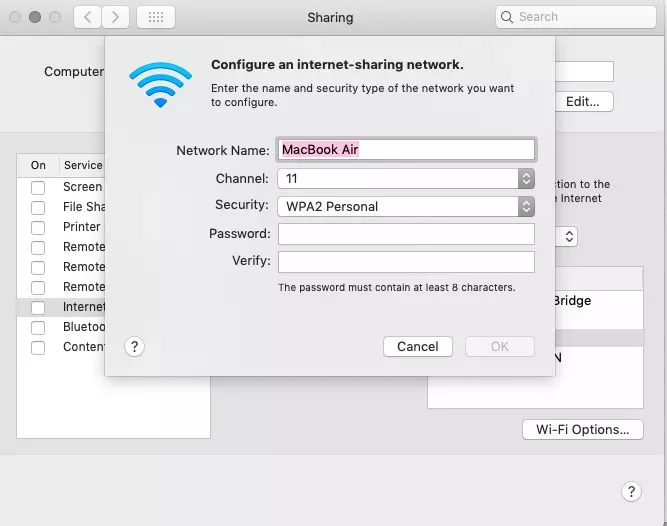 How To Get Hotspot On Macbook Air 1