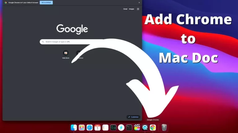 How To Put Google On Mac Dock 11