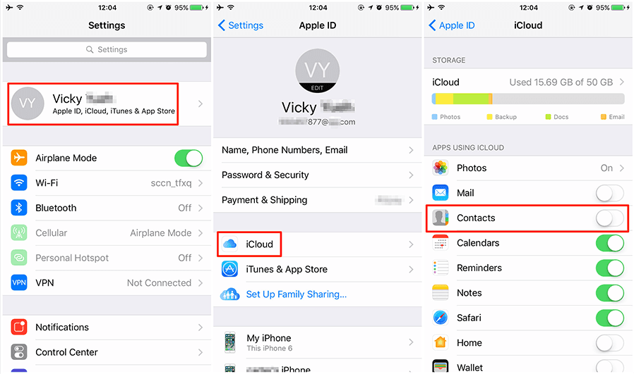 How to Easily Backup Your Contacts to iCloud 1