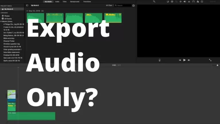 How to Export Audio from iMovie on iPhone or Mac 5