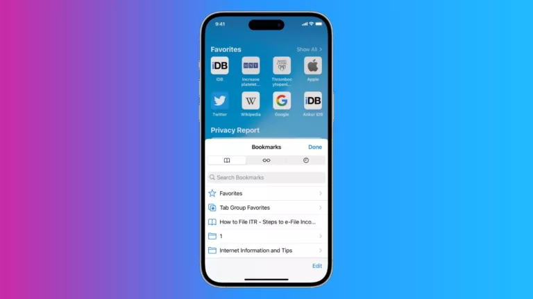 How to Export Bookmarks From iPhone 7