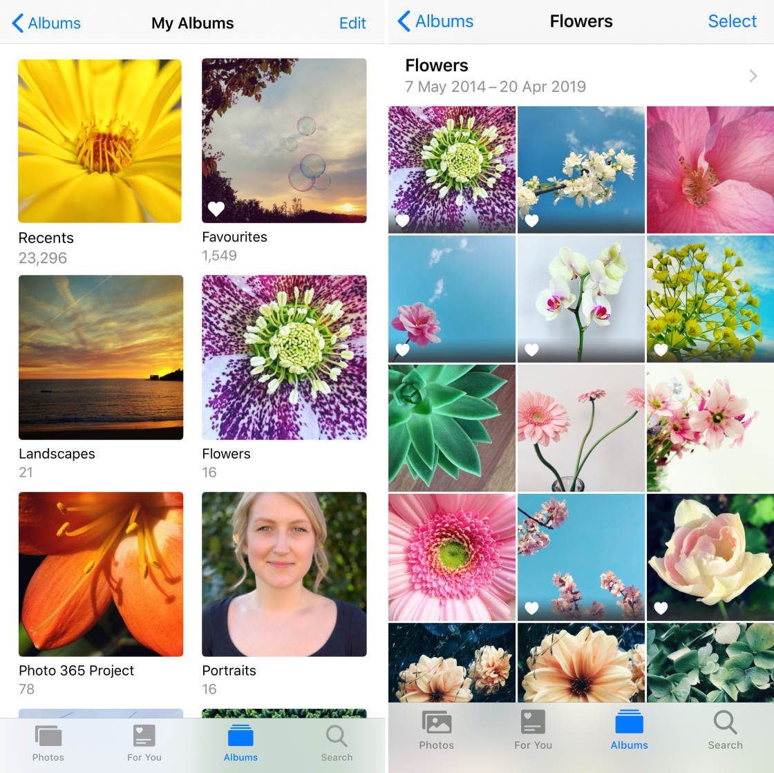 how to send a photo album on messenger on iphone