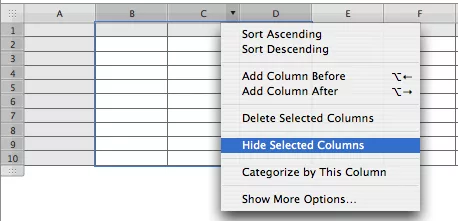 How to Print Selection in Numbers Spreadsheet on Mac 11