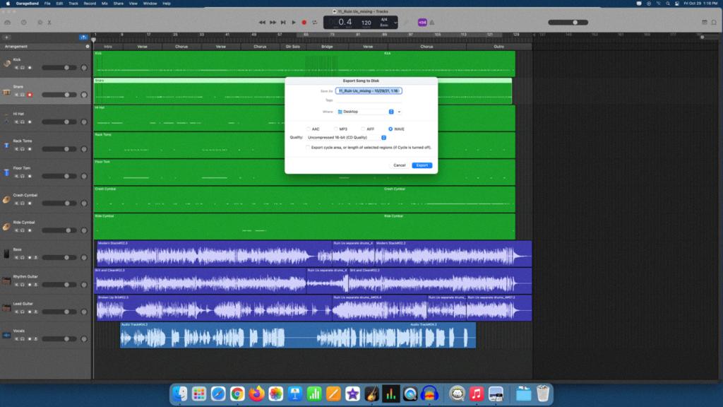 converter garageband to mp3