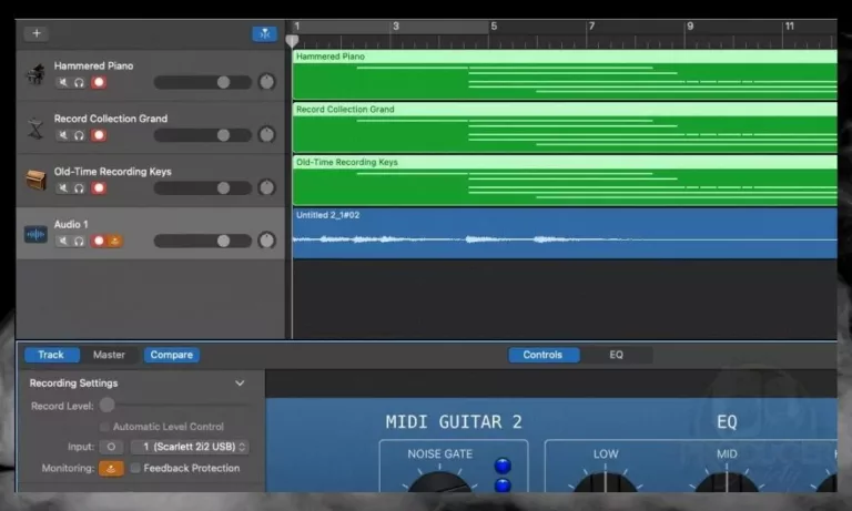 How to Create MIDI Regions in GarageBand 17