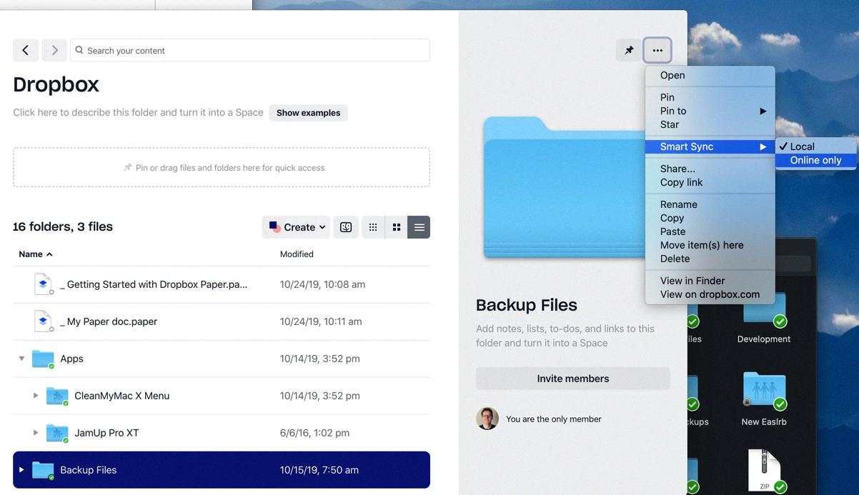 dropbox mac not opening