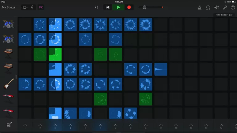 How to Edit Audio with Flex Time in GarageBand on iPad 13