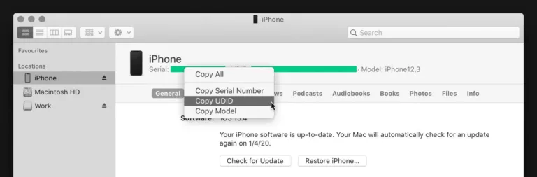 How to Get Your iPhone's UDID Without iTunes 3