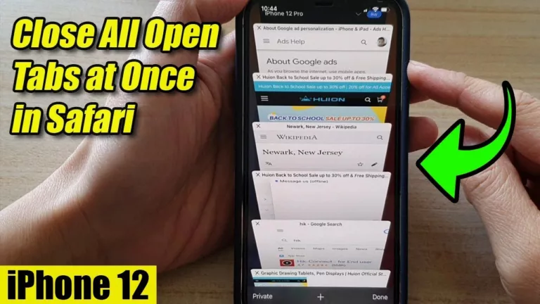 How to Close Tabs On iPhone 12 4
