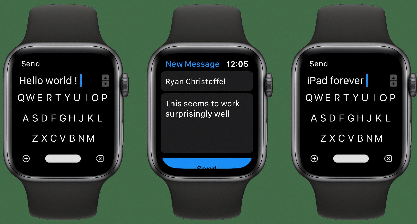 how to add keyboard on apple watch