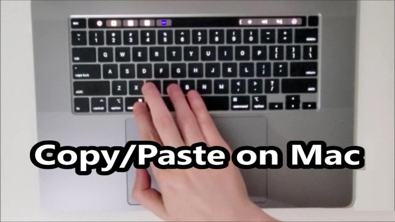 how to cut and paste in macbook pro