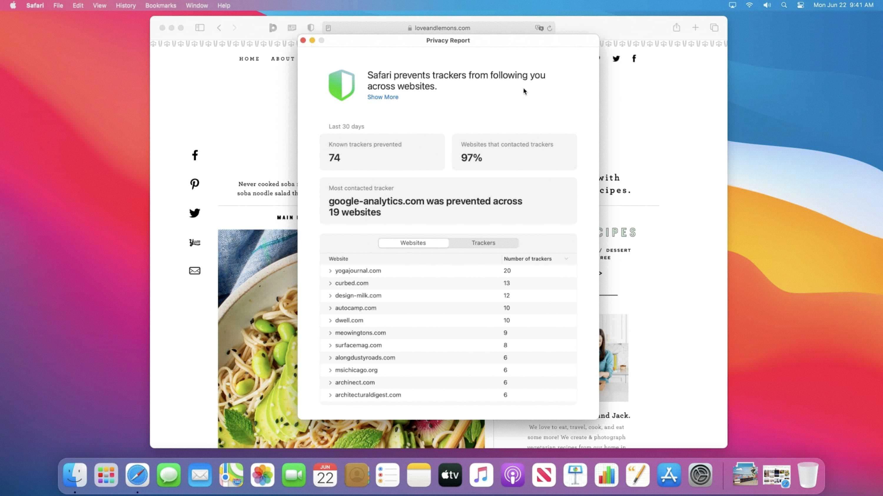 how to enable cross site tracking in safari