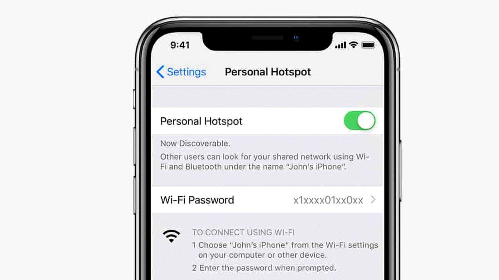 how to turn on hotspot on ios 14