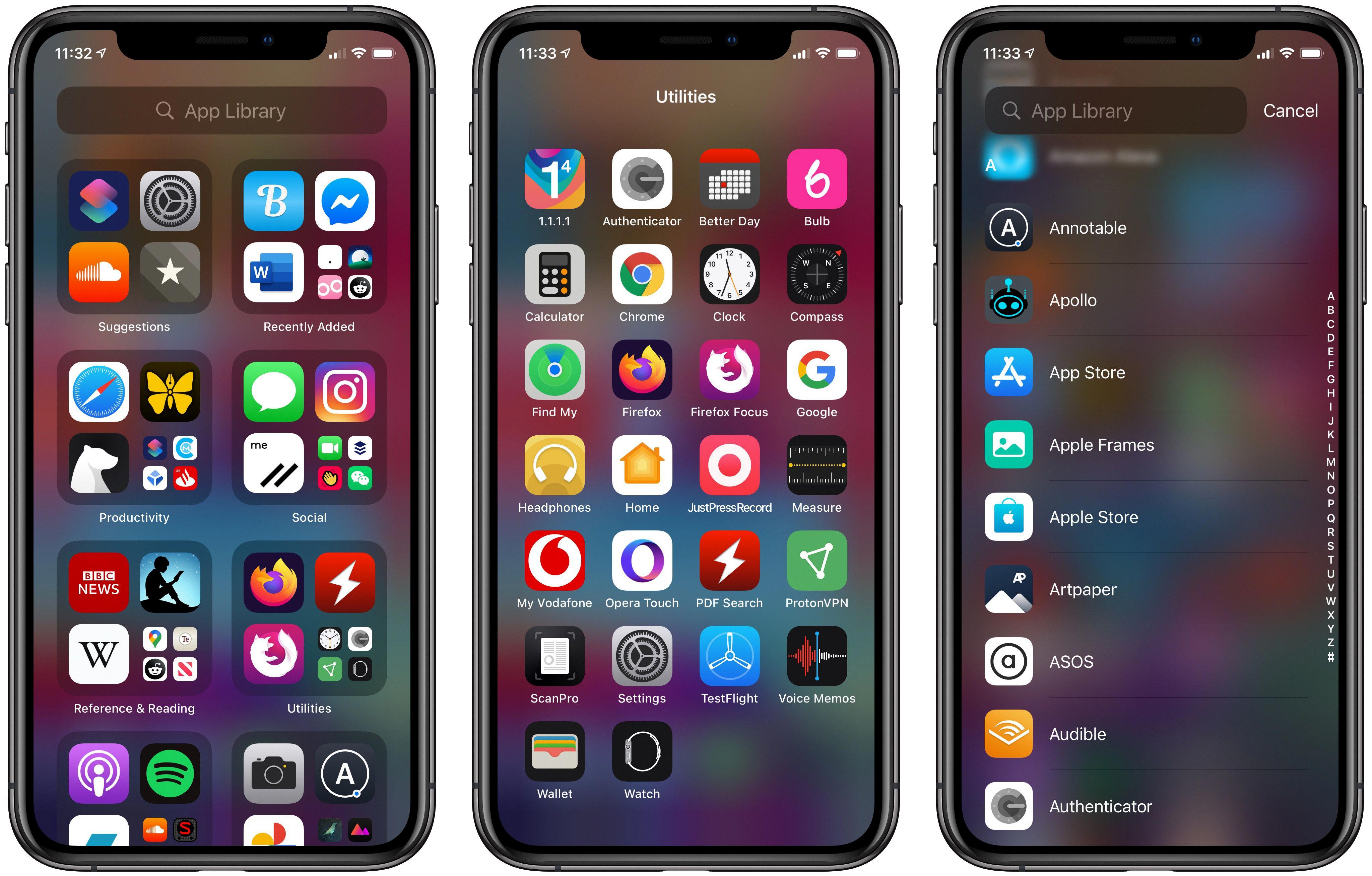 how to unhide apps on iphone 11