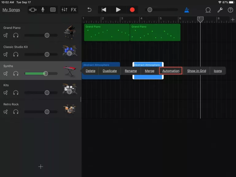 How To Use Automation In Garageband 15