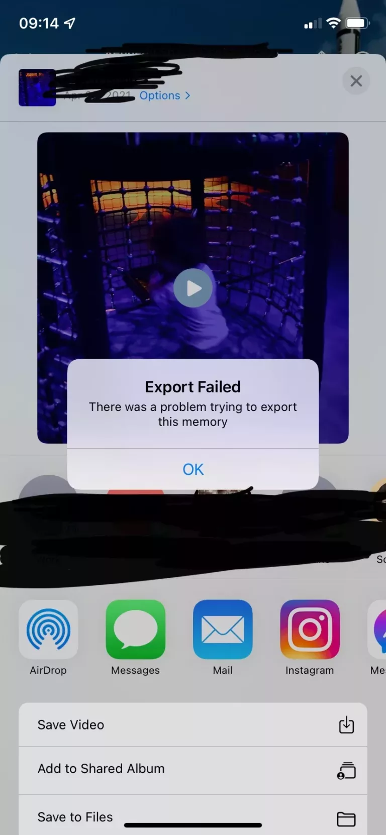 Troubleshooting Failed iPhone Memory Exports 5