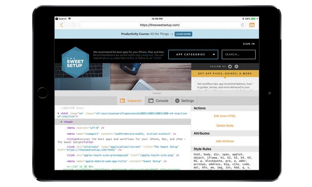 inspect element ipad inspect element ipad