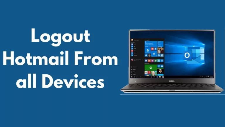 How to Log Out of Microsoft Outlook Account 7