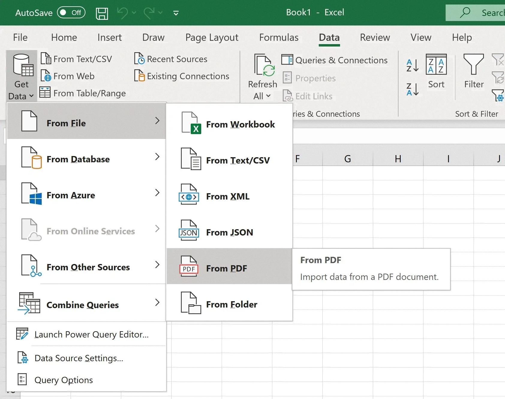 how to convert pdf to excel on mac
