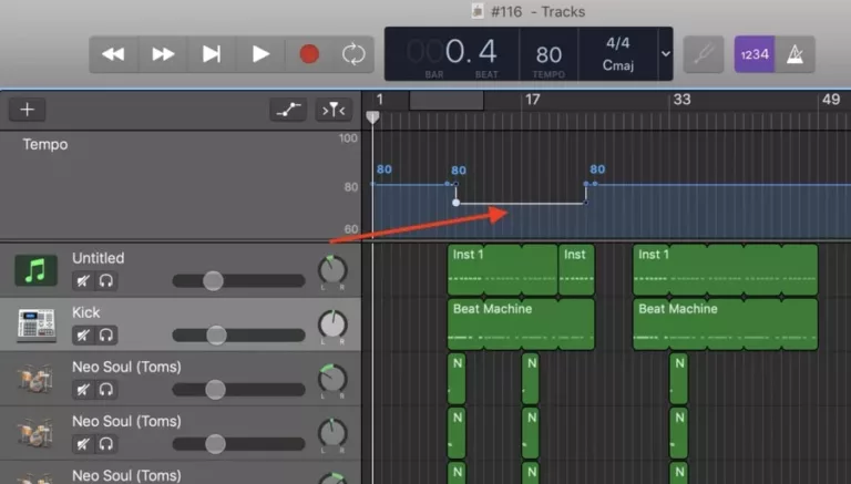 How To Change Tempo In Garageband Mid Song 9
