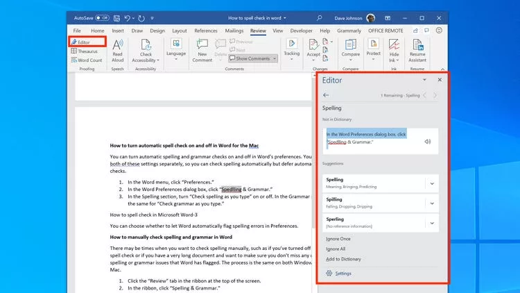 How To Check Spell In Word On Mac 9